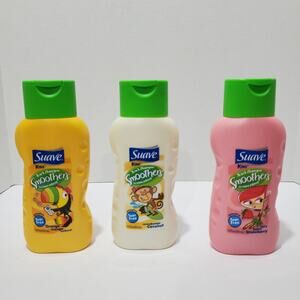 3 Suave Kids 2n1 Shampoo Smoothers 12 fl oz Orange Mango - Coconut - Strawberry
